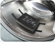 Weight in Washer drum
